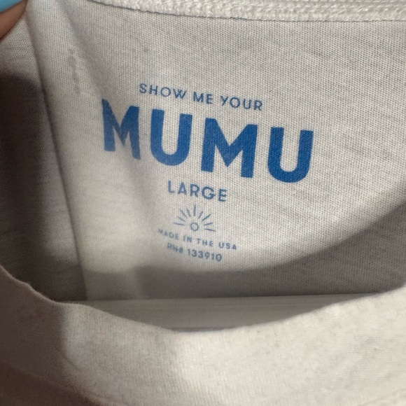 Show Me Your Mumu White Graphic Tee with Aperitivo Print - Picture 4 of 4